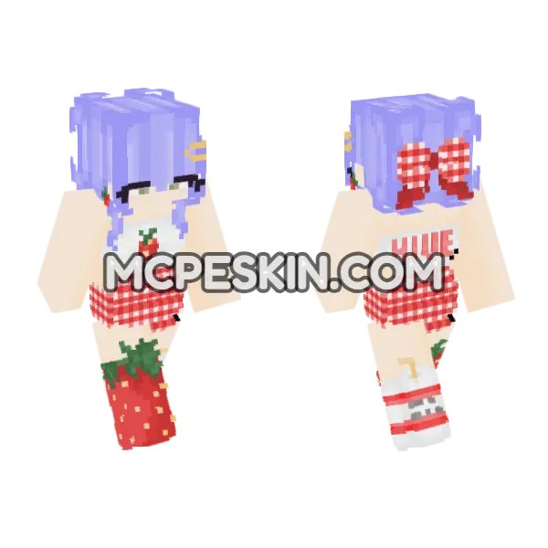Violet Strawberry Hive Skin