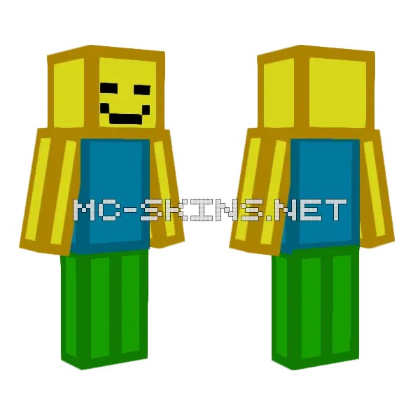 Yellow Blocky Character