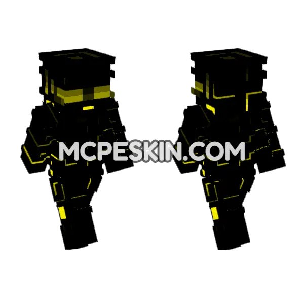 Yellow Circuit Skin