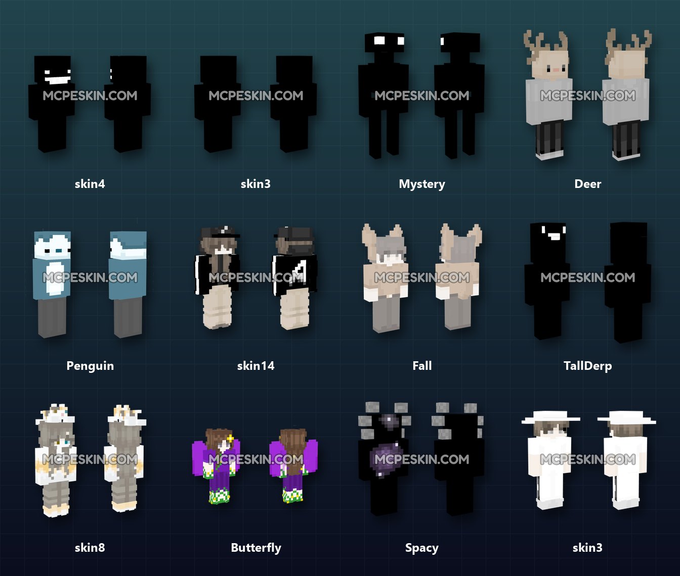 40+ 3D/4D Skins Pack skins preview