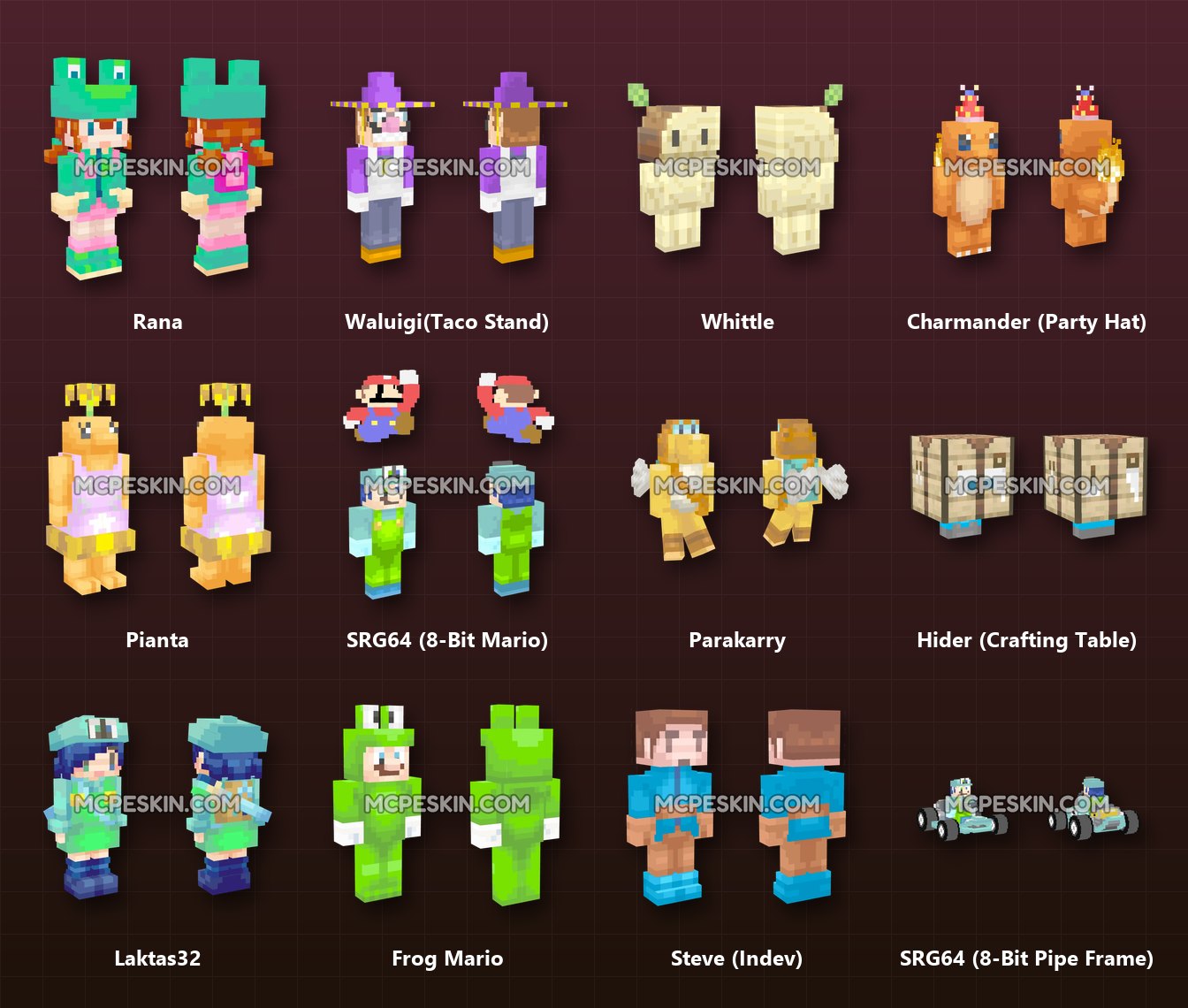 90+ 3D/4D Skins Pack skins preview