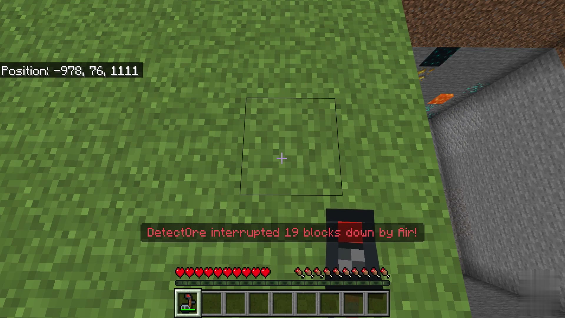 DetectOre Add-On screenshot 2