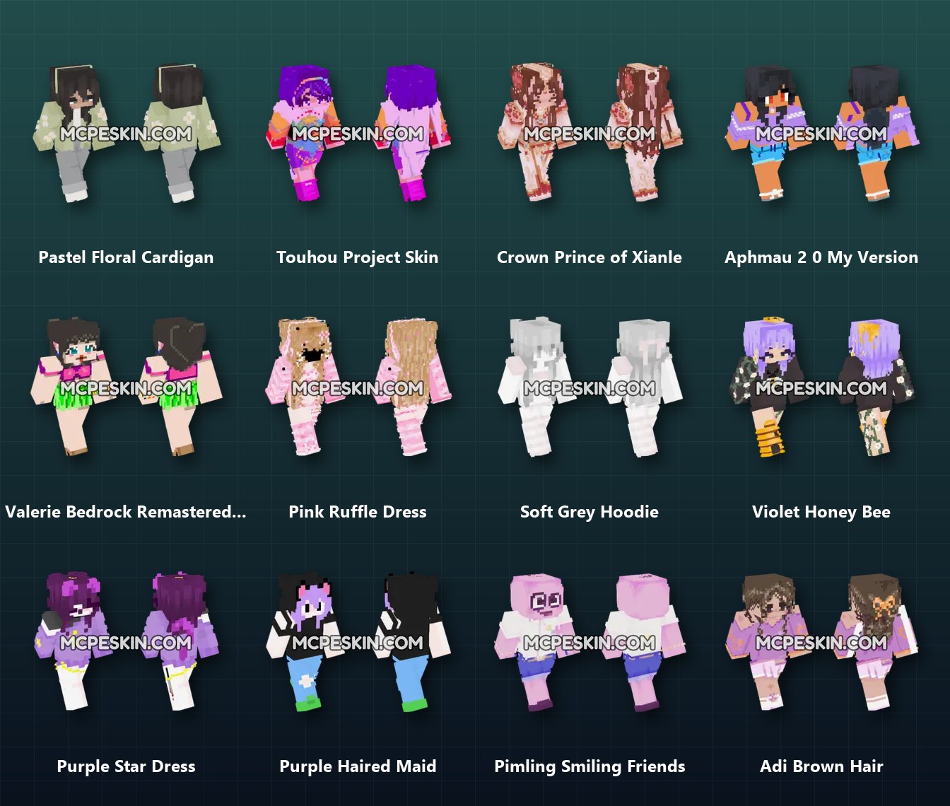 240+ Cute Girl Skins Pack skins preview